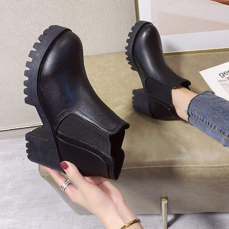Chunky-heeled Ankle Boots For Women foto 3