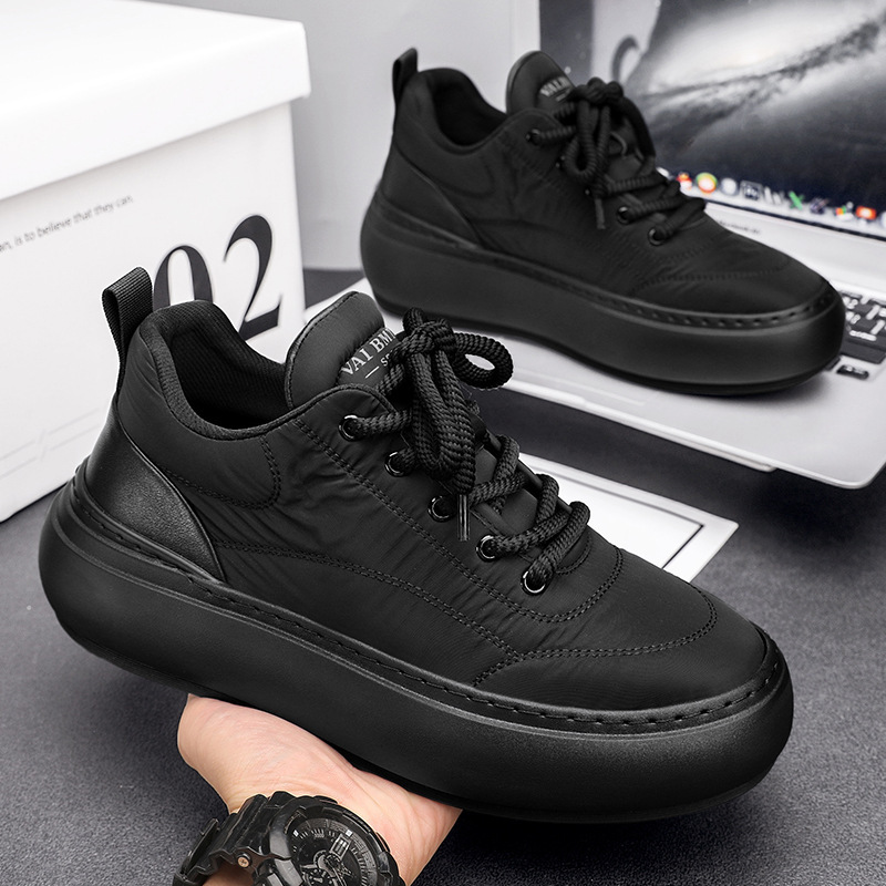 Men's Down Cloth Waterproof Warm Casual Shoes foto 3