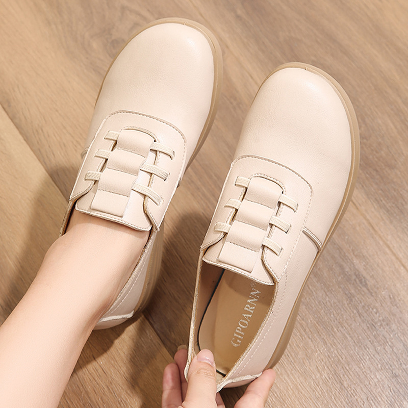 Women Orthopaedic Leather Support Walking Shoes foto 5
