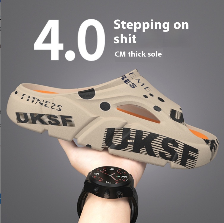 Personality Indoor Home Non-slip Slippers Men foto 3