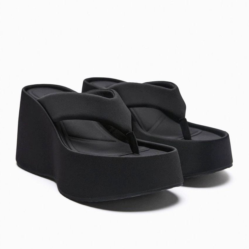 Platform Platform Flip-flops Women's Outdoor Slippers foto 4