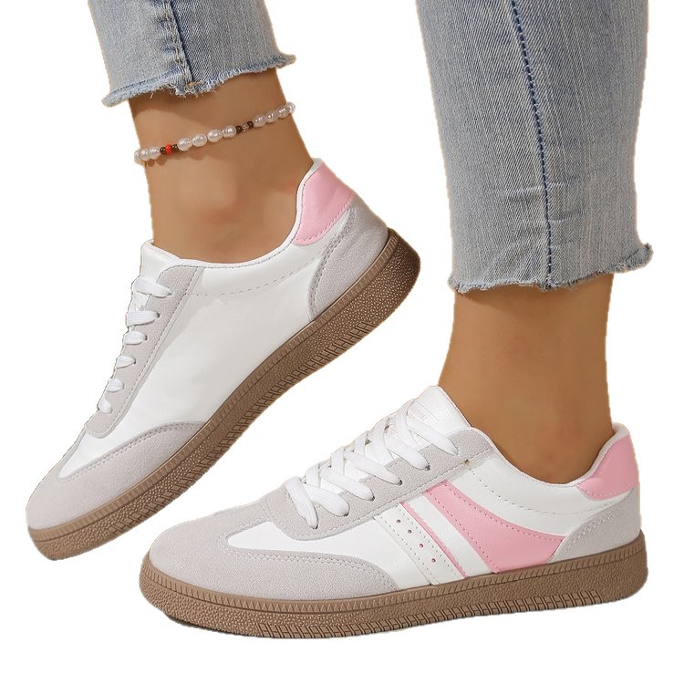 Plus-size Flat Lace-up Sneakers For Casual And Athletic Wear foto 5
