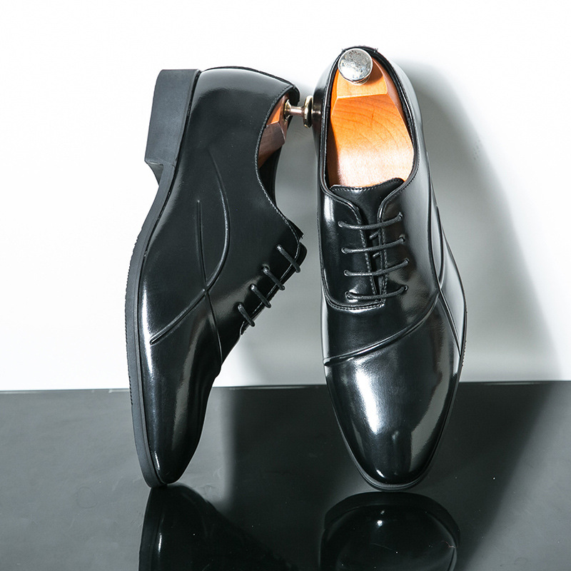 Outdoor Travel Fashion Personalized Men's Leather Shoes foto 4