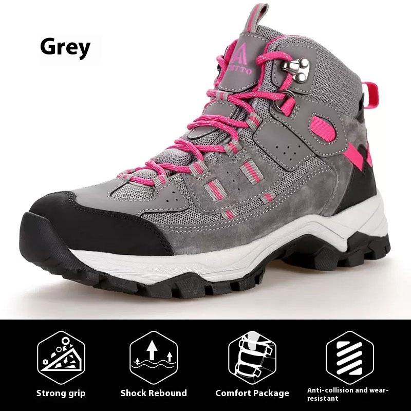 Waterproof Non-slip Boots Professional High-top Wear-resistant Hiking Boots foto 5