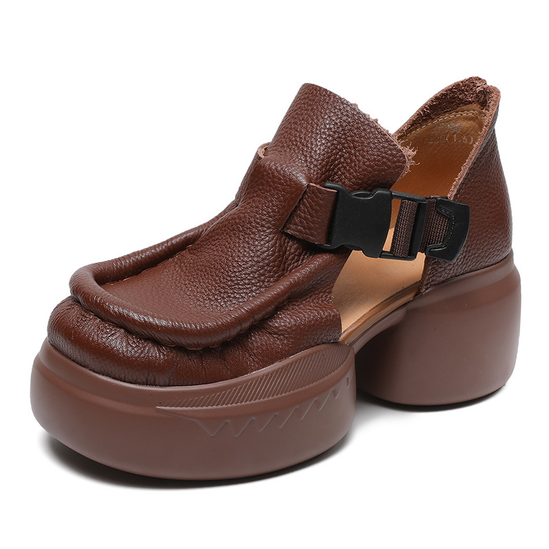 Summer Platform Retro Literary Lady Sandals foto 5
