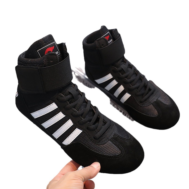 Wrestling Shoes Men And Women Training Boxing Shoe foto 2