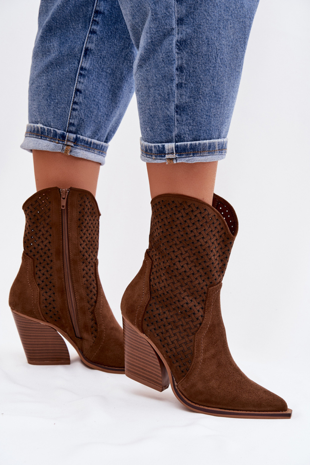 Laarsjes met hoge hak Step in style