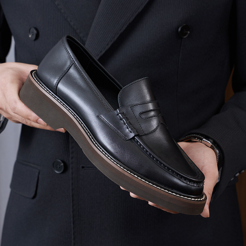 Comfortable Breathable Commuter Business Casual Leather Shoes Men
