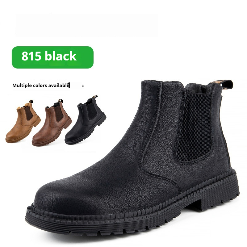 Anti-smashing And Anti-penetration Steel Toe Cap Safety Shoes foto 3