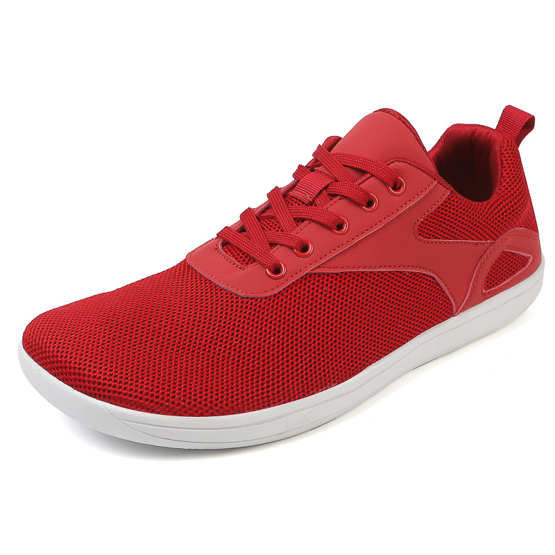 Popular Flat Casual Shoes Men And Women Wide Last Fly-knit Sneakers Couple Fitness Shoes In Stock Wholesale foto 4