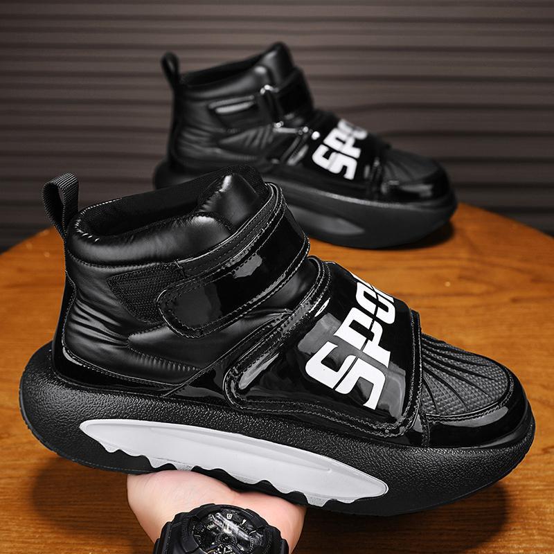 Men's Sports Casual Velcro Bread Shoes foto 4
