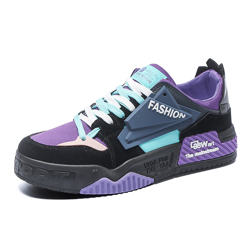 Spring Men's Breathable Shoes All-Match Platform foto 4