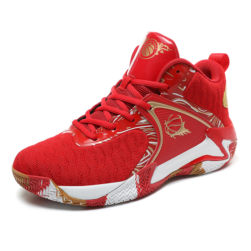 Men's Non-slip Wear-resistant Basketball Shoes Lightweight Shock Absorption Rebound foto 4