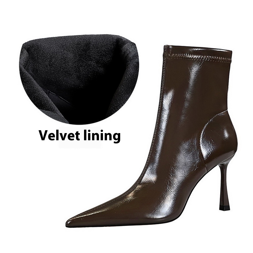 European And American Style Fashion Banquet Female Boots Short Tube foto 4