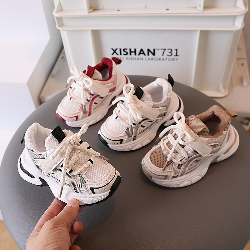 Mesh Breathable Baby Toddler Running Shoes Boys And Girls Dad Shoes foto 5