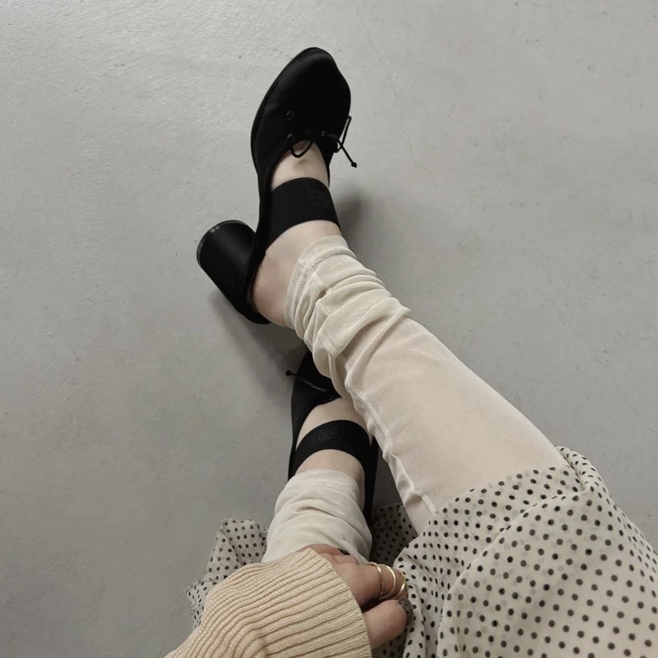 Womens Spring Summer New Arrival Mary Jane Shoes Retro Casual Chunky-Heel Ballet Flats foto 2