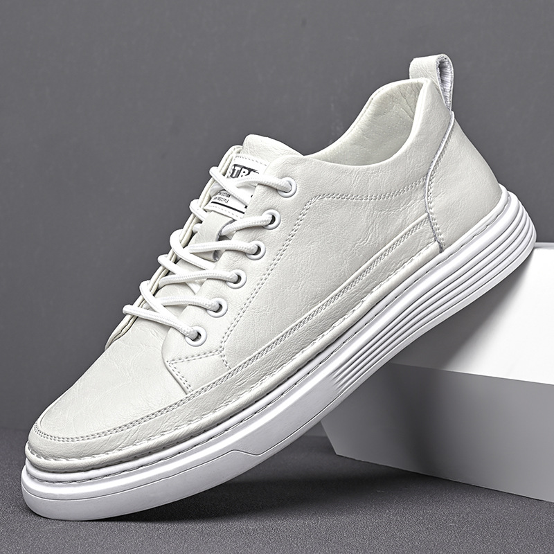 Autumn Mens Shoes, British-style Casual Leather Shoes For Men foto 3