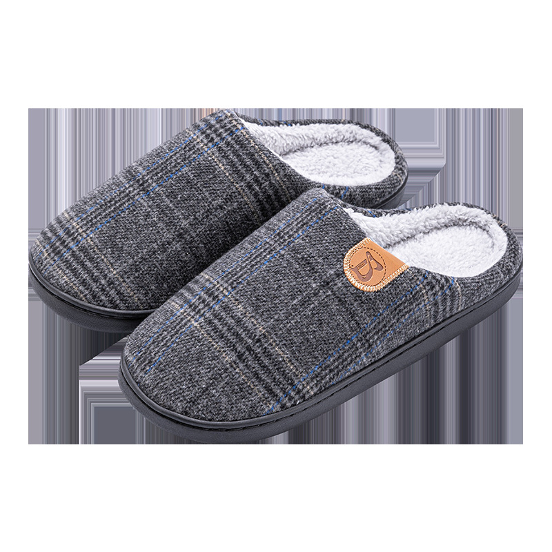 Cotton Slippers Men's Winter Indoor Home foto 3