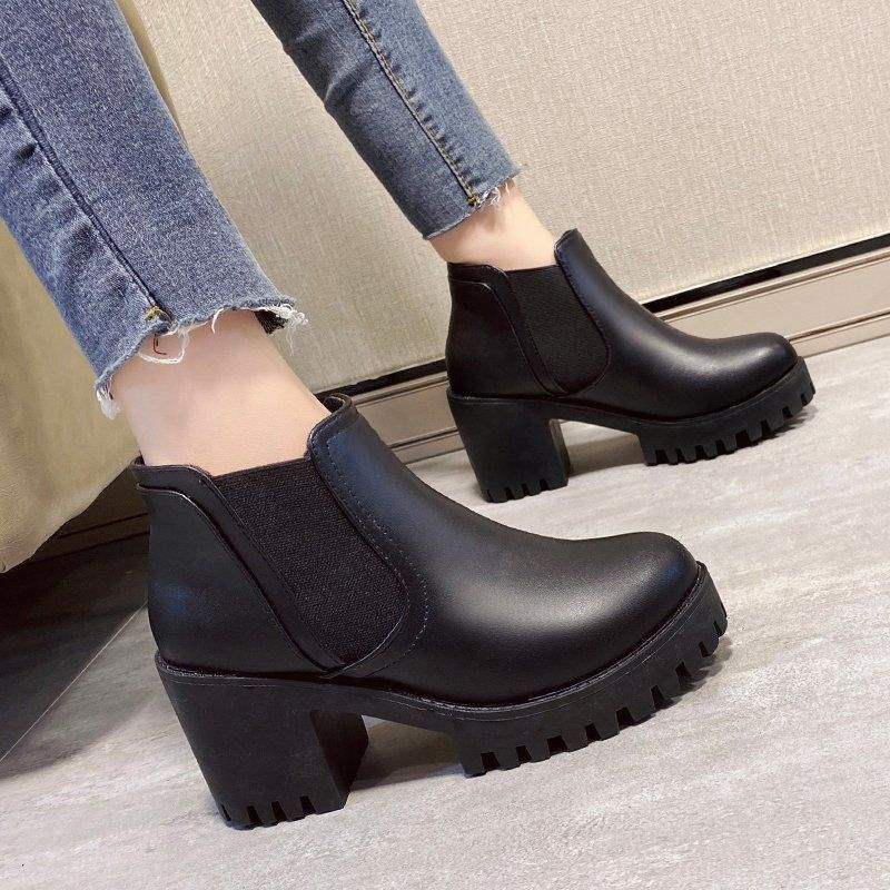 Chunky-heeled Ankle Boots For Women foto 4