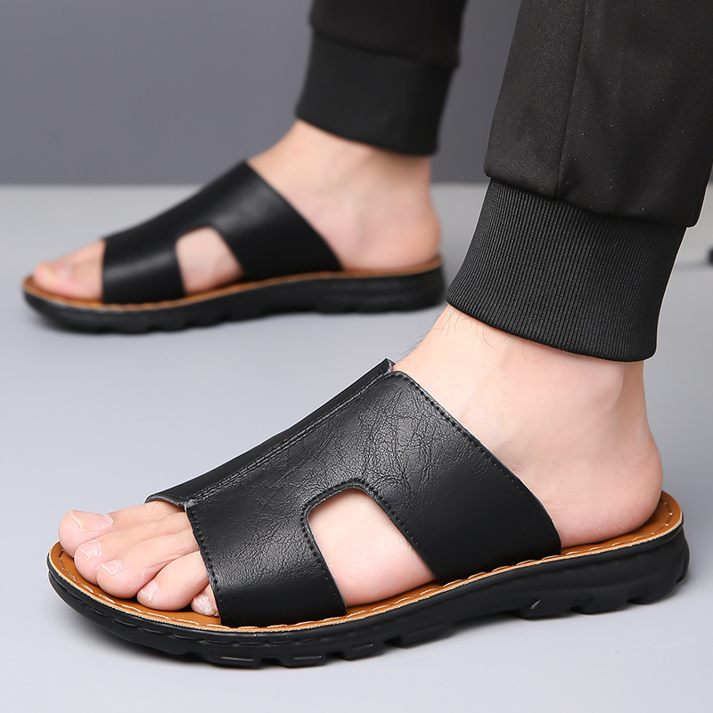 Men's Fashionable Soft-Soled Non-Slip Simple Slippers foto 5