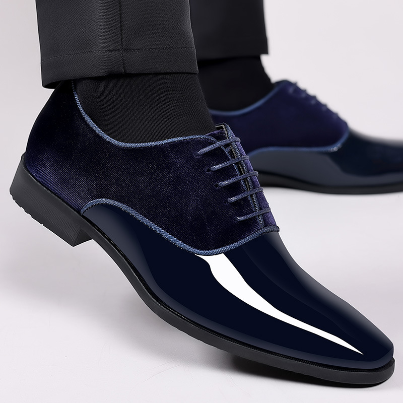 Men's Formal Business Leather Shoes Lightweight Trendy foto 2