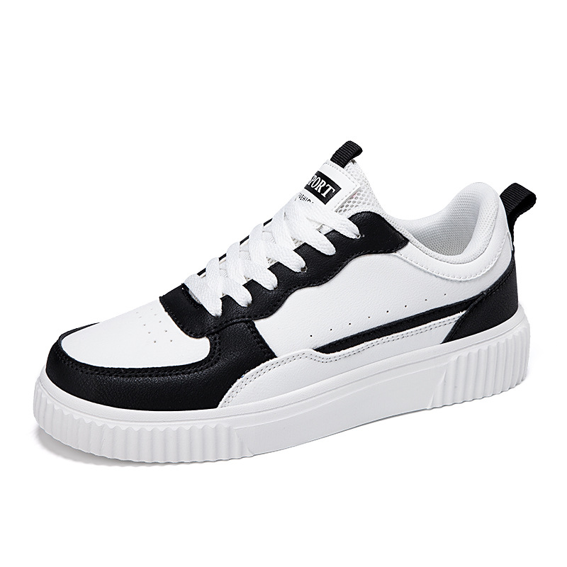 Breathable Versatile White Shoes Korean Style For Students foto 4