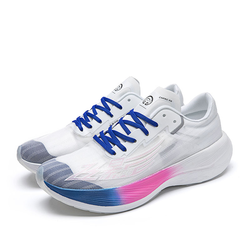 Breathable Sports Running Mesh Fashion Low Top Shock Absorption Marathon Running Shoes foto 4