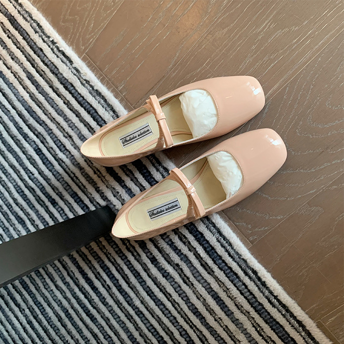 Women's Bow Shallow Mouth Mary Jane Shoes foto 3