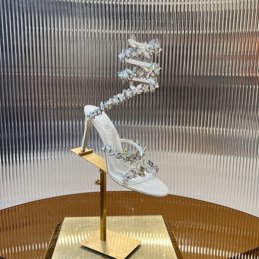 Amoi Crystal Elegant Fashion Outerwear High Heels foto 2