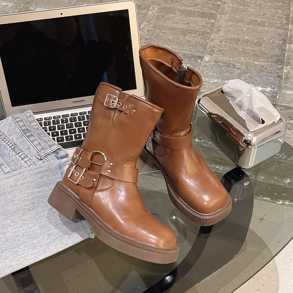 Simple Thick-soled Martin Boots For Women foto 5