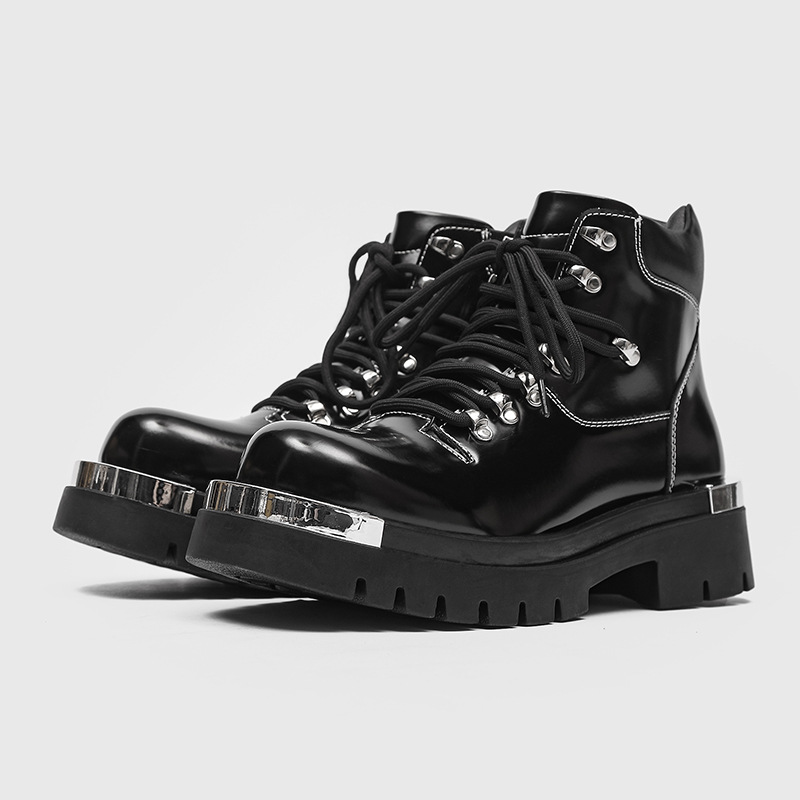 Men's Versatile Chunky-soled Dr Martens Boots foto 5
