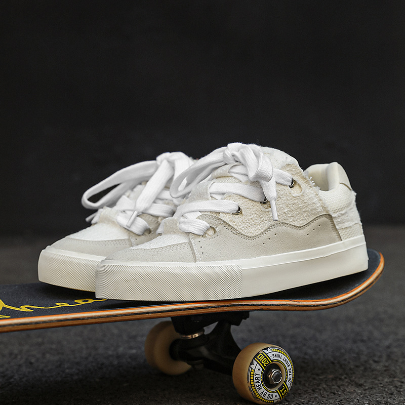 Student Couple Low-top Vulcanized Bread Board Shoes foto 3