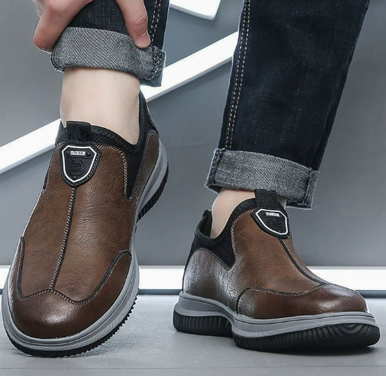 Solid Color Casual Men's Shoes Daily Travel Low Cut Round Head foto 3