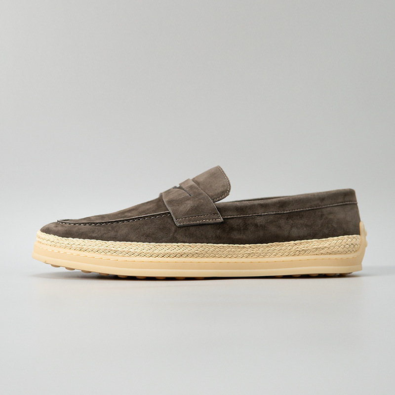 Mens Straw-soled Handmade Business Shoes foto 5