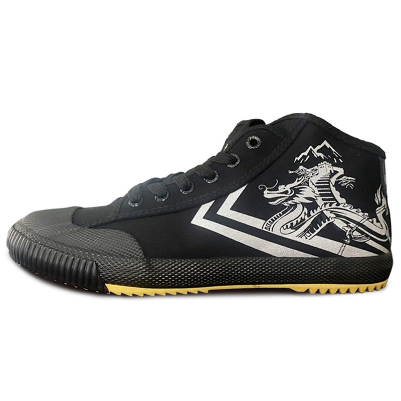 Men's Black Canvas Mid-top Sneaker foto 4