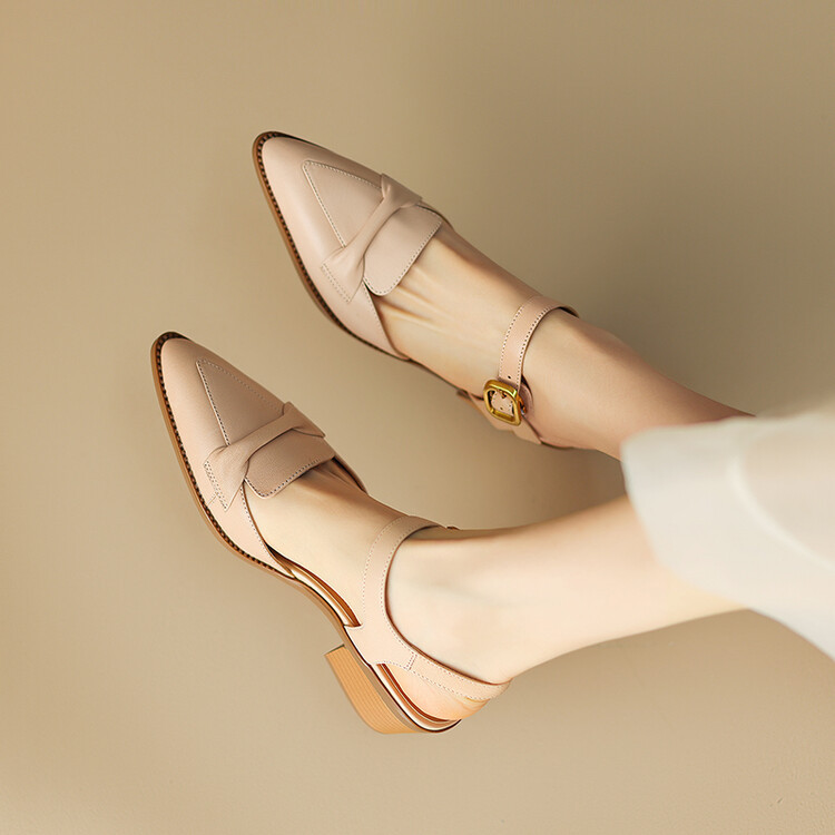 Women's Bowknot Pointed Toe Sandals foto 3