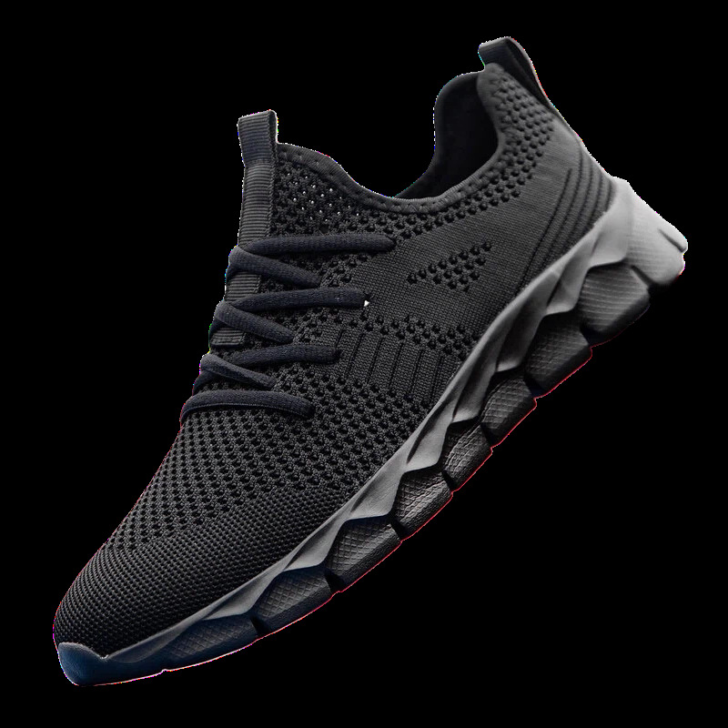 Breathable Mesh Shoes With Soft EVA Soles Lightweight Mens Shoes foto 4