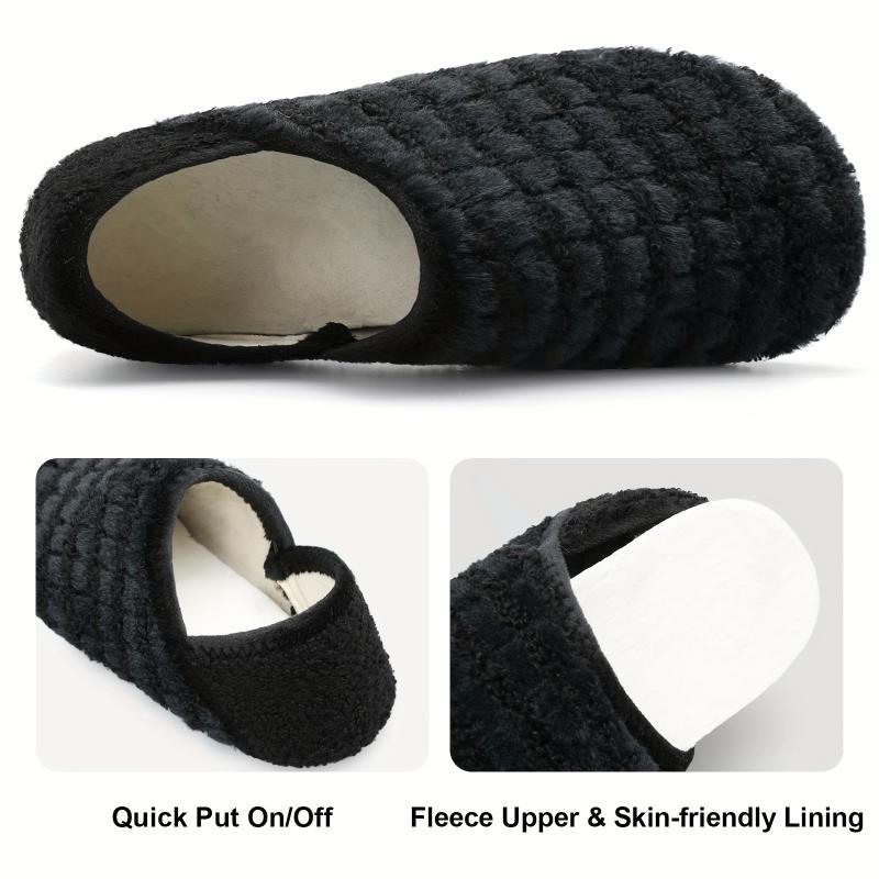 Women's Plush Flat Shoes Winter Warm Slip On Shoes foto 5