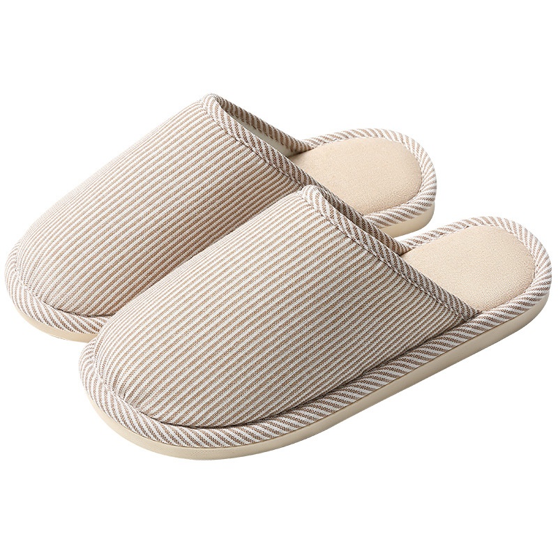 New Indoor Home Guest Home Couple Linen Slippers foto 4