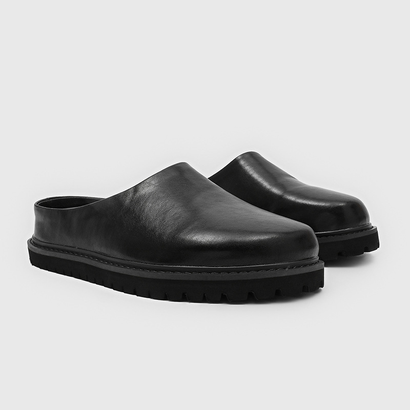 Retro Chunky-Soled Elevator Slip-On Casual Outdoor Slippers foto 2