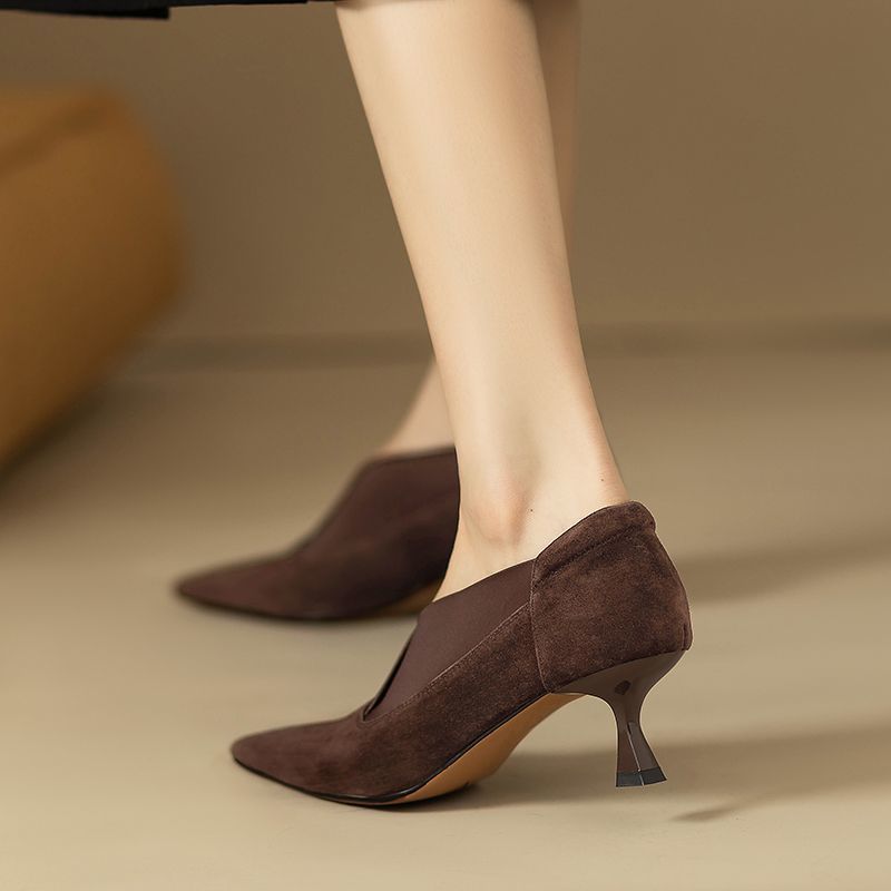 Womens Versatile French-style Pointed-toe Pumps foto 2