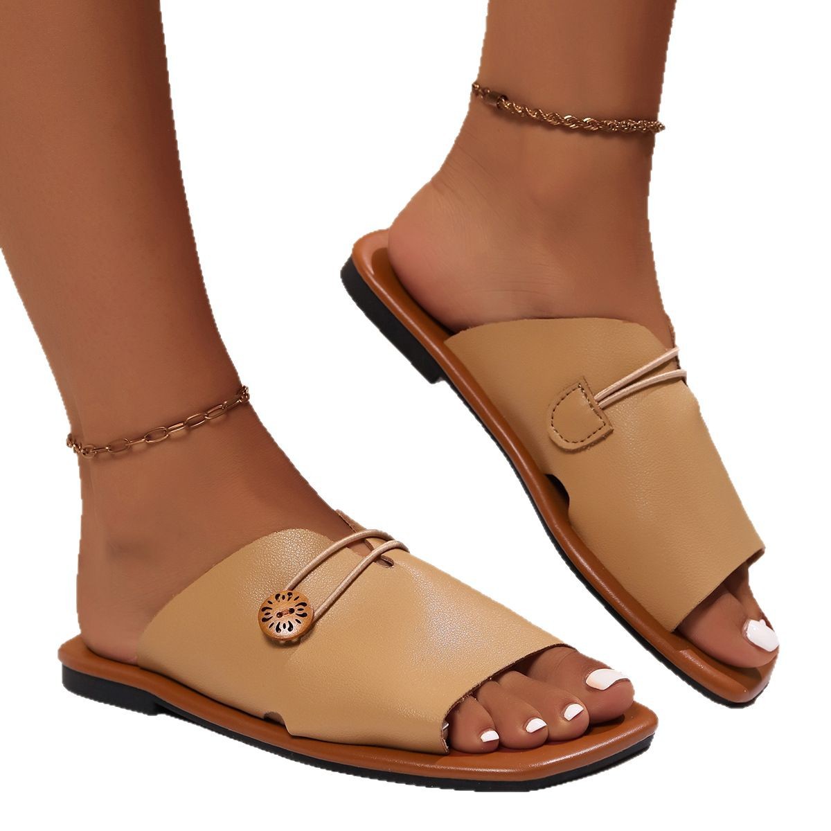 Flat Casual Retro Sandals Flip-Flops foto 5