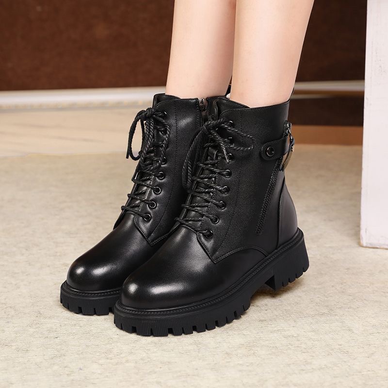 New British-style Thickened Insulated And Fleece-lined Womens Dr Martens Boots foto 2