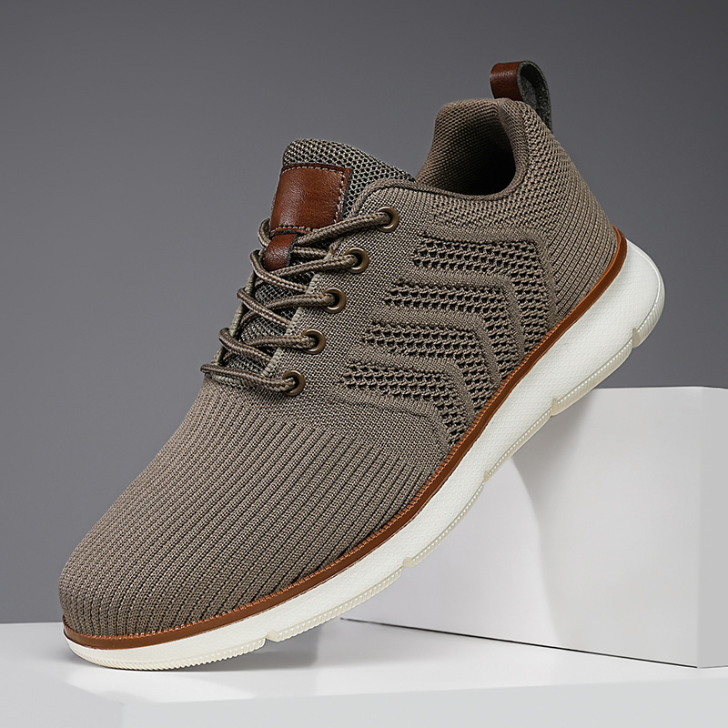 Mens Shoes, Foreign Trade, Flyknit Breathable Mesh, Breathable Casual Shoes foto 4