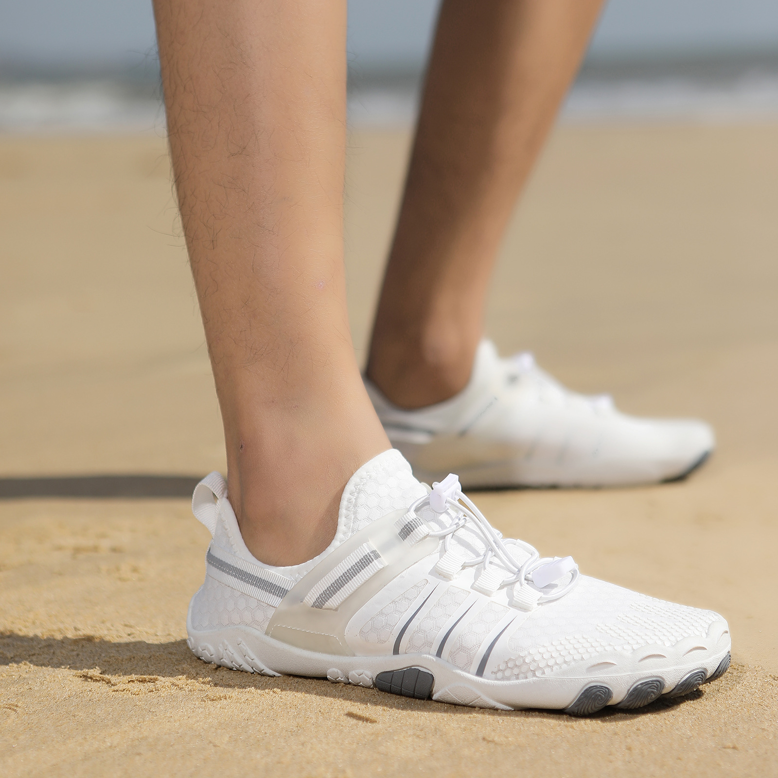 Swimming Shoes Dive Boots Female Outdoor Beach Shoes Couple Non-slip foto 3