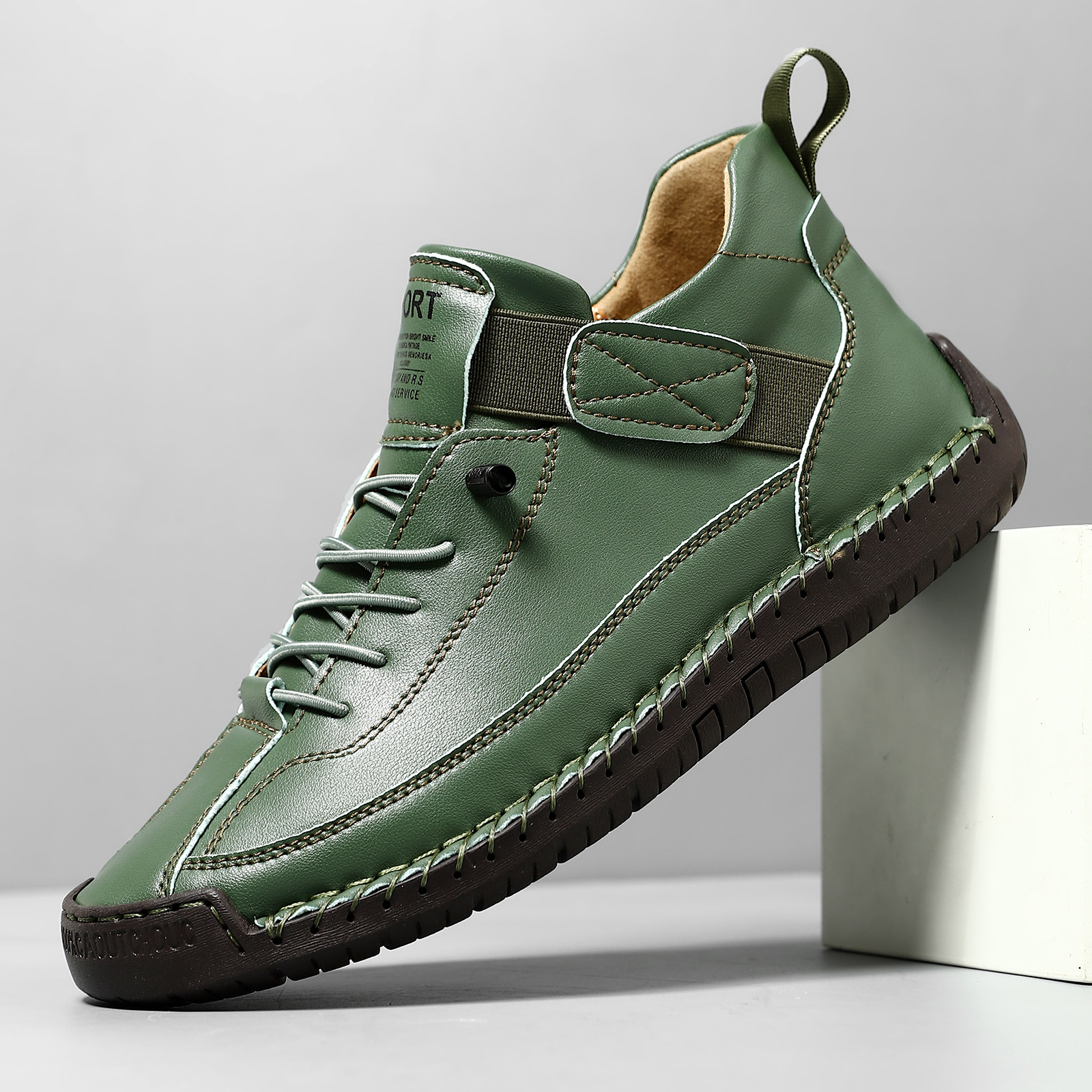 Large Men's Mid Top Martin Boots Outdoor Casual Shoes foto 4