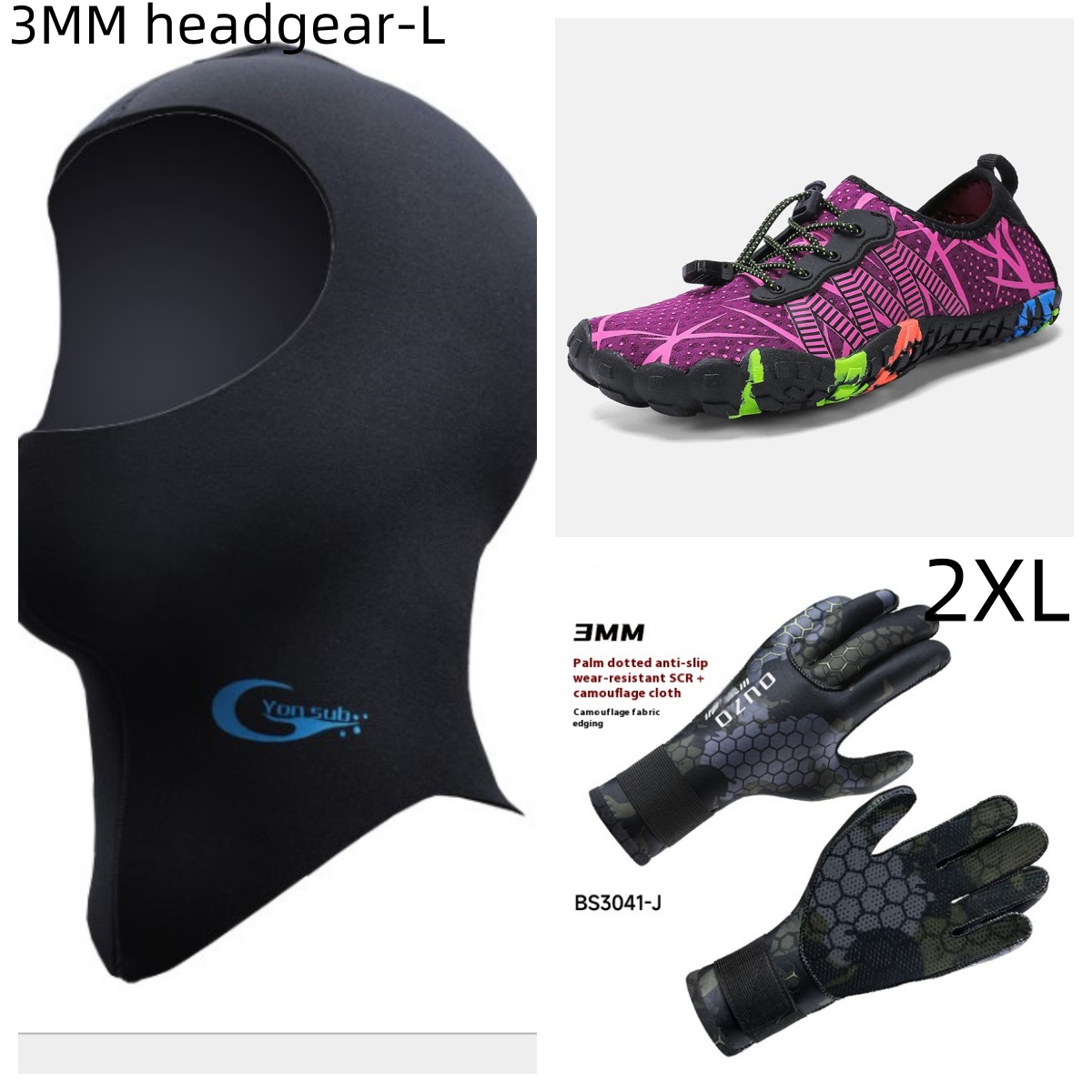 Men's Diving Leisure Swimming Shoes foto 4