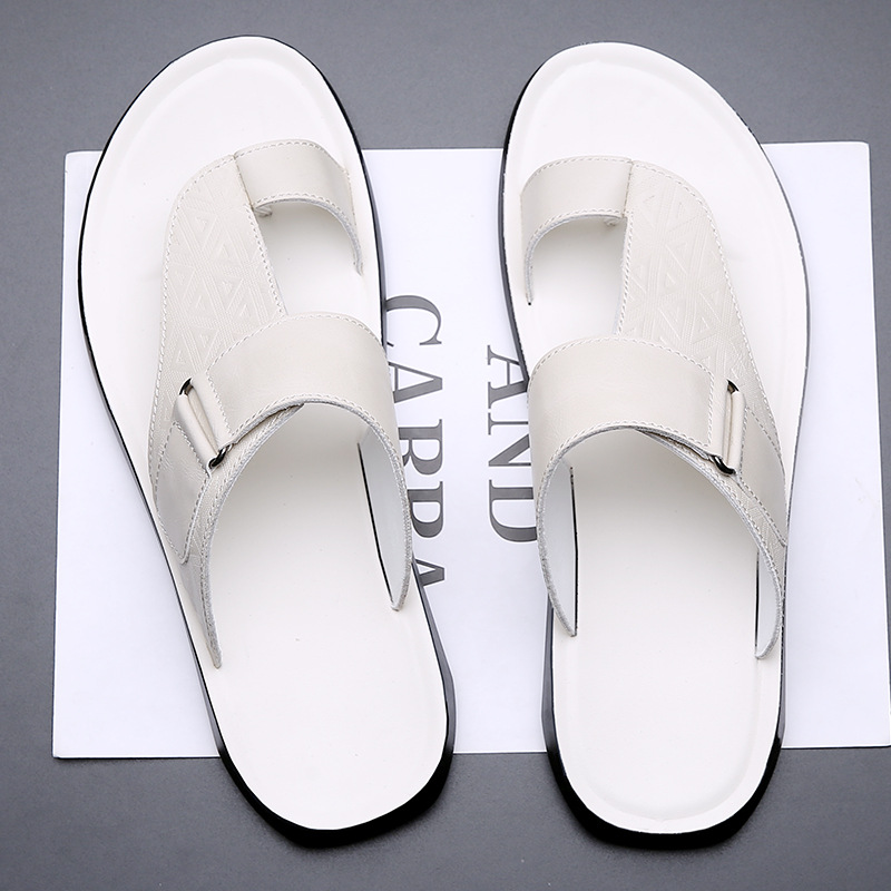 Men's Fashion All-matching Simple Beach Slippers foto 5