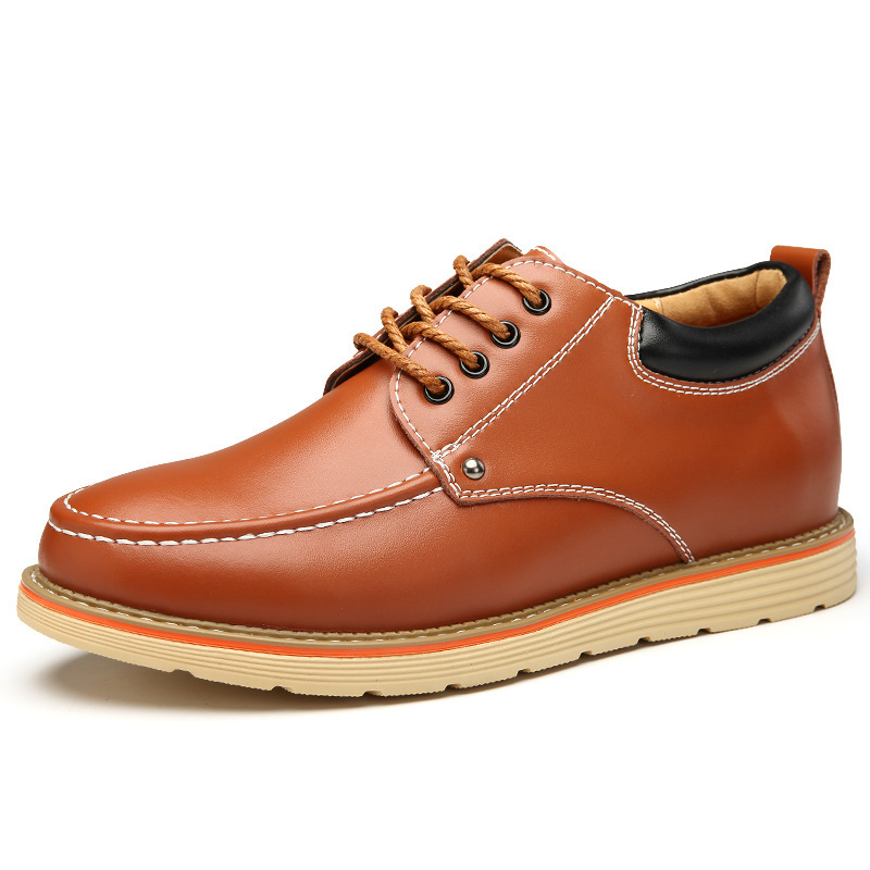Men's Leather Shoes Height Increasing Insole 6cm foto 3