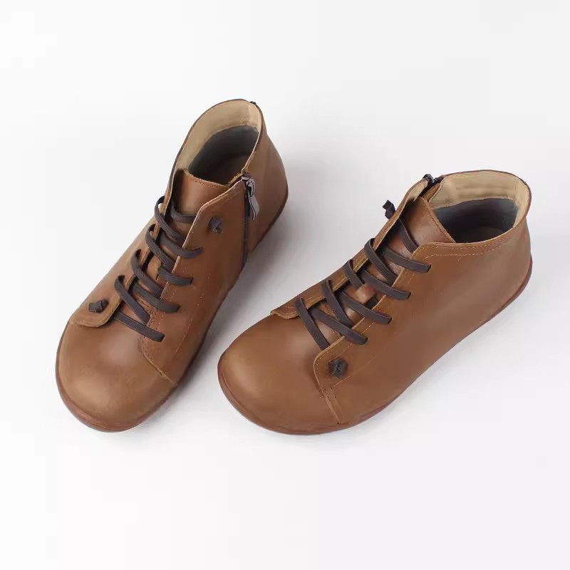 Womens Boots Made From Full-grain Cowhide Leather With A Soft Sole foto 4